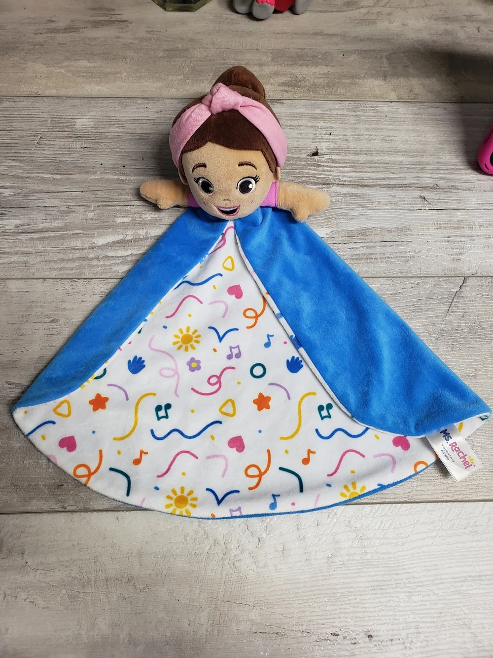 Ms. Rachel Huggable Lovely Character Plush Security Blanket Replacement